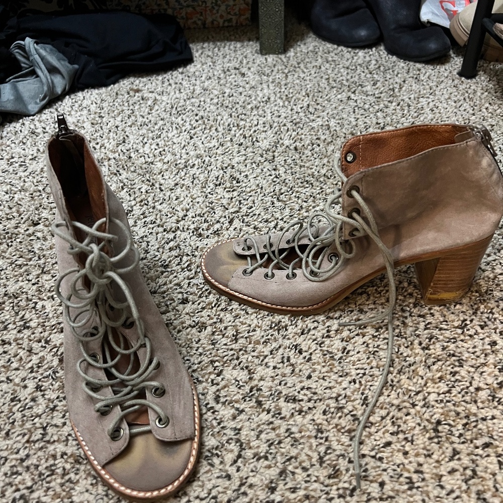 Jeffrey Campbell Lace-up Bootie Sandals